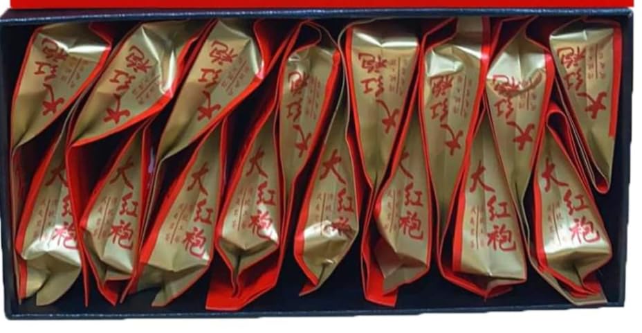 Miniatura 2 de DaHongPao, bolsas de 0.28 oz x 16 - Bata roja grande - Hoja suelta -  Van Cheong Tea