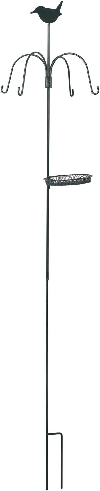 NIGMA Wild Bird Feeding Station Garden Stand Basic Simple Easy Reach 2 Poles Section
