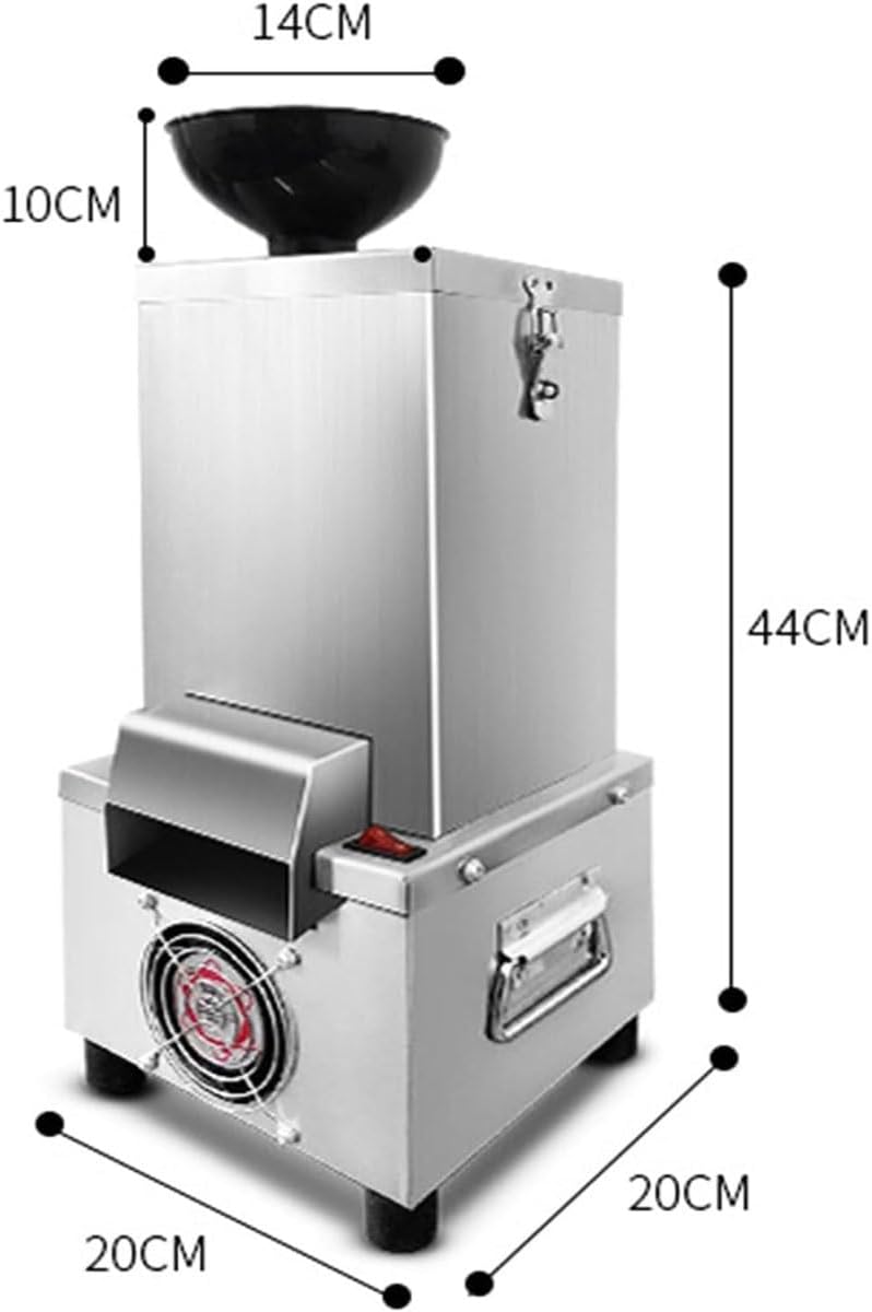 Garlic Peeling Machine with Hopper,180W Electric Garlic Separating Machine,25KG/H Commercial Stainless Steel Garlic Peeling Machine,Tool for Restaurant & Kitchen