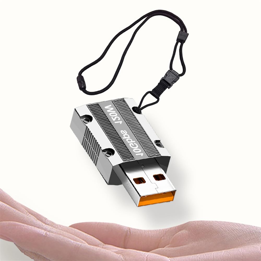 Adaptateur USB-C Femelle Vers USB-A Femelle - 10 Gbit/s - Pour PC, Tablette, Téléphone