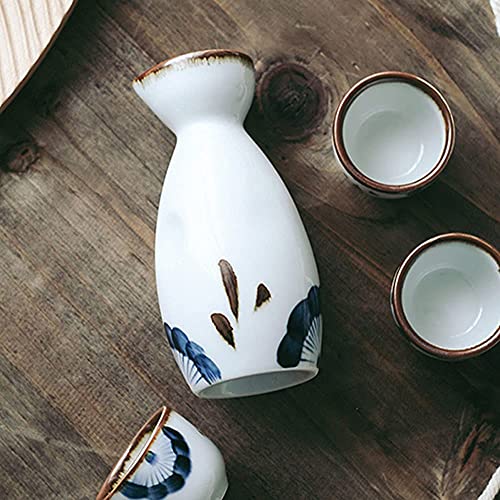Juego de sake de cerámica CHFYIJYHM para disfrutar de tus reuniones tanto en interior como terraza 3