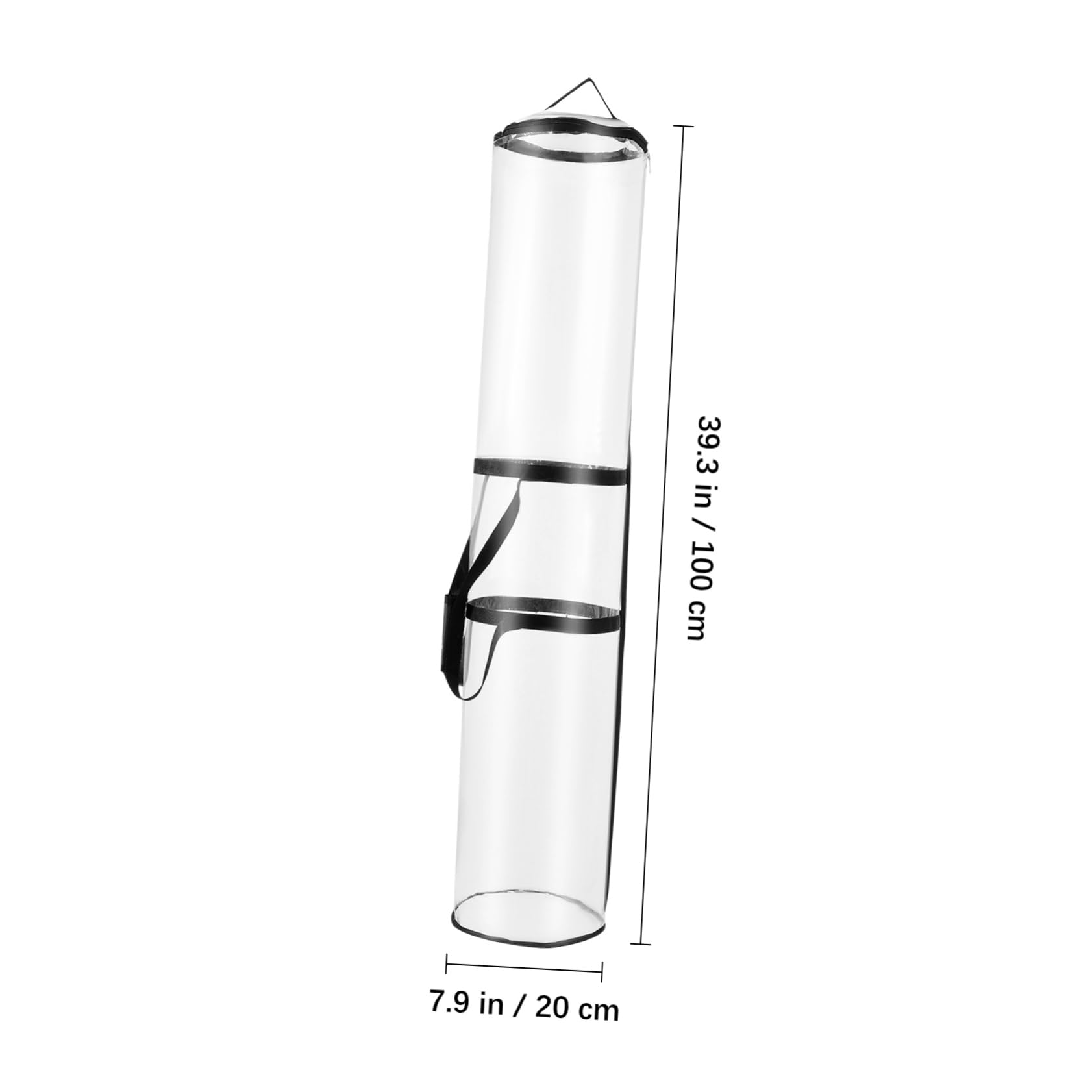 ERINGOGO 2 Pcs Storage Bags Clear Wrapping Paper Transparent Storage Bag Present Wrap Storage Bag Wrapping Paper Holder Wrapping Paper Bag Wrapping Paper Storage Party Supplies Paper Pouch