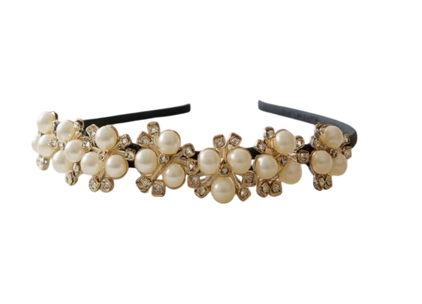 Ruhi Creation Rose Gold Hair Band for Women & Girls | Stylish Hair Accessory | Elegant Headband for Wedding, Festive & Casual Looks