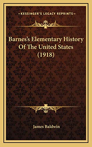 Barnes's Elementary History Of The United States (1918)