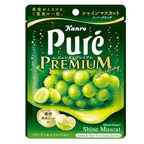 カンロ ピュレグミプレミアムシャインマスカットスパークリング 54g×6個