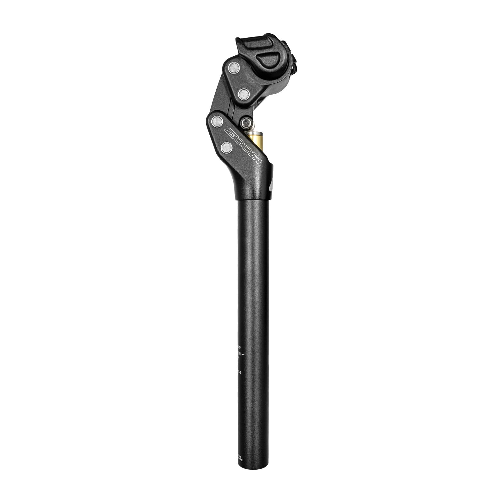 Zoom SP442 Suspension Seatpost, 27.2mm / 30.9mm / 31.6mm, Multi-Link Shock Absorbing Seatpost with 45mm Travel & Adjustable Preload for Road, Gravel, Commuter & E-Bikes, Max Load 242 lbs