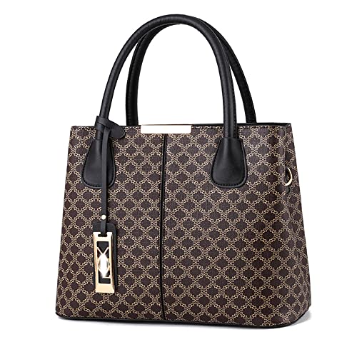 Women's PU Leather Tote Bag Waterproof 6-Pocket ACNCN 4 Women's PU Leather Tote Bag Waterproof 6-Pocket ACNCN - Image 4