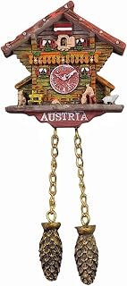 Austria 3D Cuckoo Clock Refrigerator Fridge Magnet Tourist Souvenirs Handmade Resin Craft Magnetic Stickers Home Kitchen Decoration Travel Gift