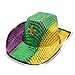 Windy City Novelties Light-up Mardi Gras Cowboy Hat