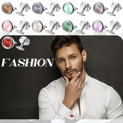 Gemelos reloj analógico para camisas que solucionan el uso del móvil en eventos 4