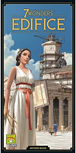 Asmodee 7 Wonders Edifices Board Game EXPANSION - New Challenges and Majestic Wonders Await, Civilization Strategy Game for Kids and Adults, Ages 10+, 3-7 Players, 30 Min Playtime