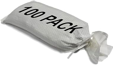 FLOOD DEFENCE Heavy Duty Sandbags - 100 PACK - UV Protected - Unfilled - Industrial Grade with Sunlight Protection