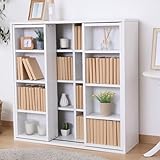 タンスのゲン 本棚 スライド 幅90cm