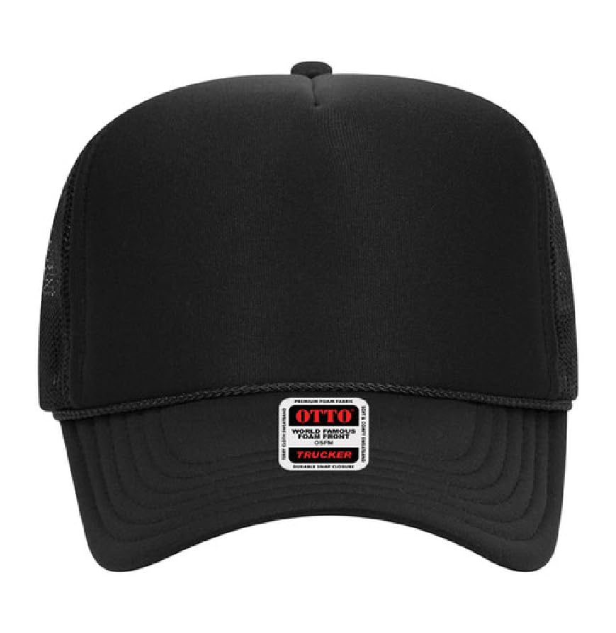 Image of Otto Cap 5-Panel High Crown Mesh Back Trucker Hat