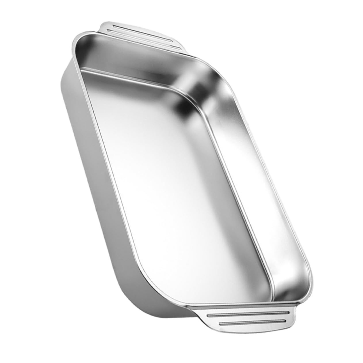 ABOOFAN Stainless Steel Baking Pan Rectangular Roasting Pan for Oven Stove Top Nonstick Surface Easy Clean for Baking Turkey Lasagna Family Meals