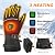 JUANWAN Heated Gloves for Men - Rechargeable Electric Battery Heated Gloves for Men and Women Touchscreen Winter Thermal Glove with 3 Heating Levels Waterproof Heated Gloves for Hunting?JRST-1?