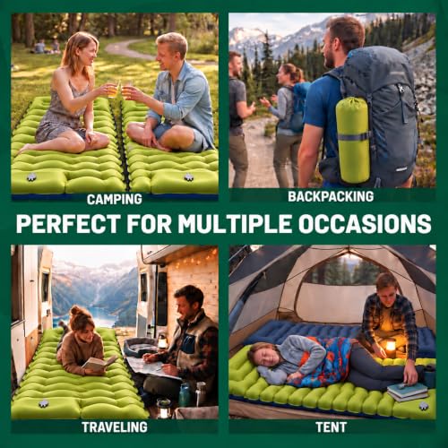 Overmont Ultralight Camping Sleeping Pad with Pillow, Built-in Foot Pump by OVERMONT - Used condition - Image 8
