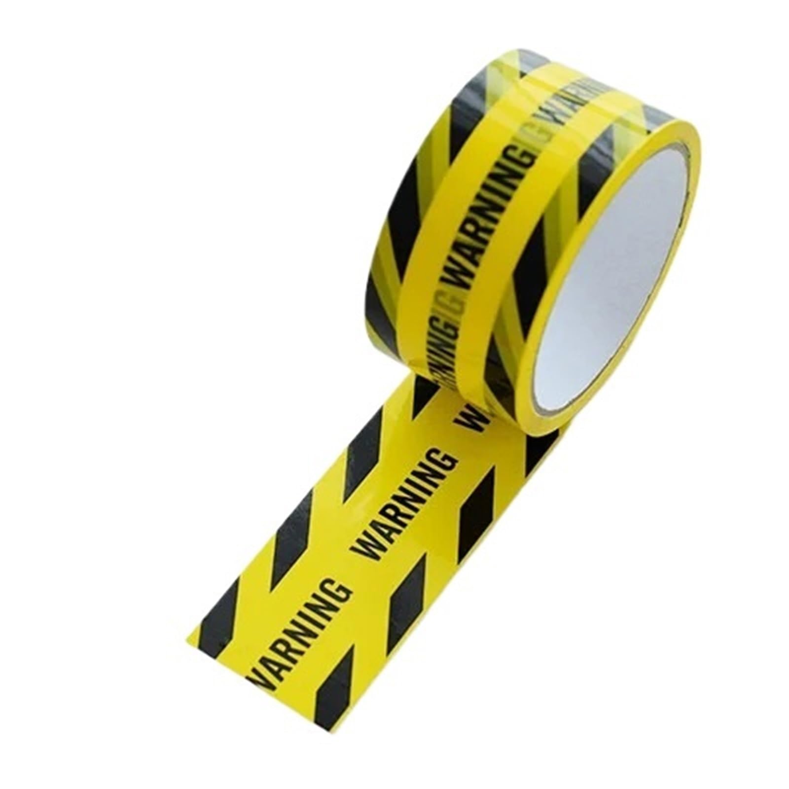 Nastro adesivo di segnalazione pericolo, confezione da 2, 48 mm x 25 m, giallo for segnaletica sul pavimento(Yellow 1)