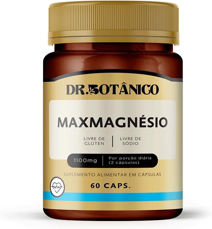 MAX MAGNESIO 1.100MG 60 CAPSULAS DR. BOTANICO