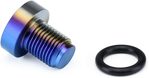 Miniatura 6 de Tornillo de purga de refrigerante de titanio reemplaza el plástico OEM HW22-1001