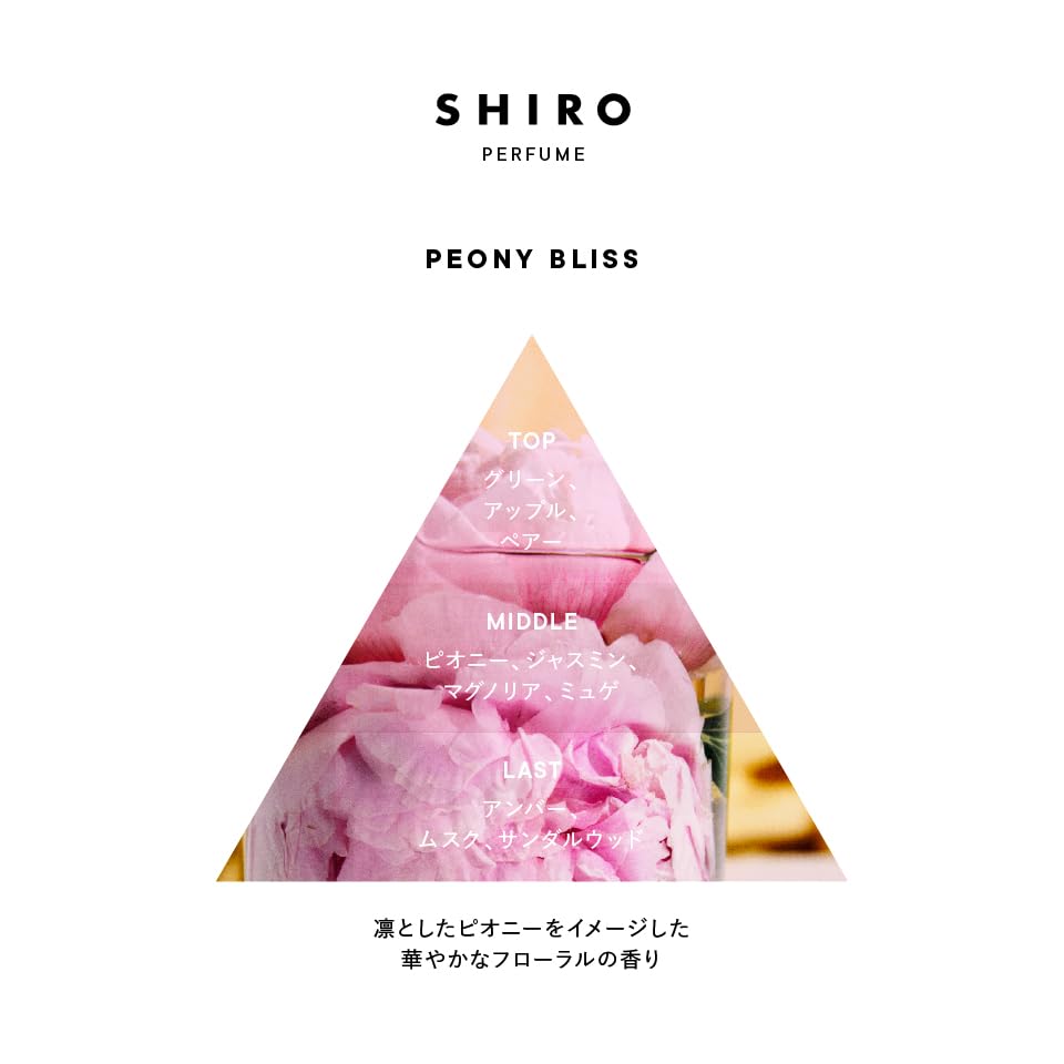 Amazon | SHIRO PERFUME PEONY BLISS オードパルファン 50mL | SHIRO