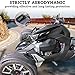 SAUTVS Black Cluster Relocator Kit for Can-Am Ryker, Plastic Gauge Speedometer Relocator Panel Bracket for Can Am Ryker 600 900 Sport & Ryker Rally All Models Accessories (Replace #219400948)