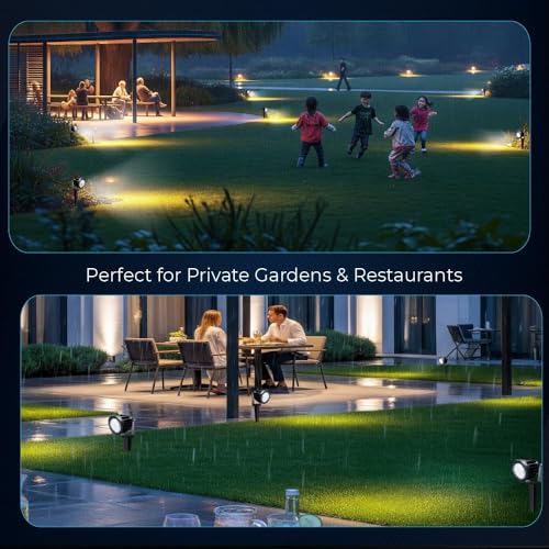 Image of CBK 5W Garden Lights Outdoor Waterproof | LED Garden Light Warm White | Aluminium Body Pathway Light for Steps, Lawn, Patio, Porch, Villa | IP65 Certified | 55,000 Lifespan Hours Pack of 1