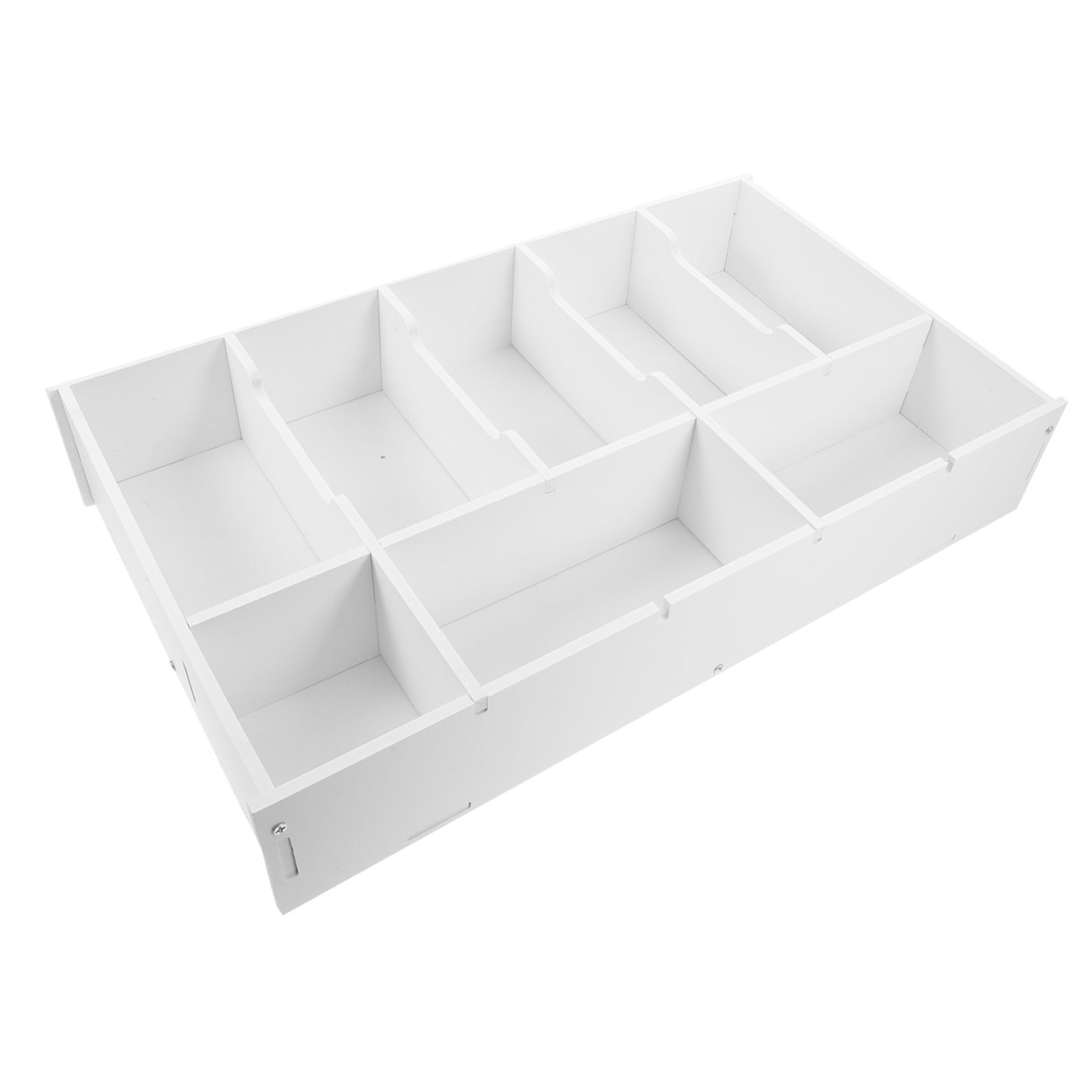 Cabilock Caja de Almacenamiento para Cajón de Clips con Bandeja para Dinero Organizador de Caja para Pequeñas Empresas para Escritorio y Oficina