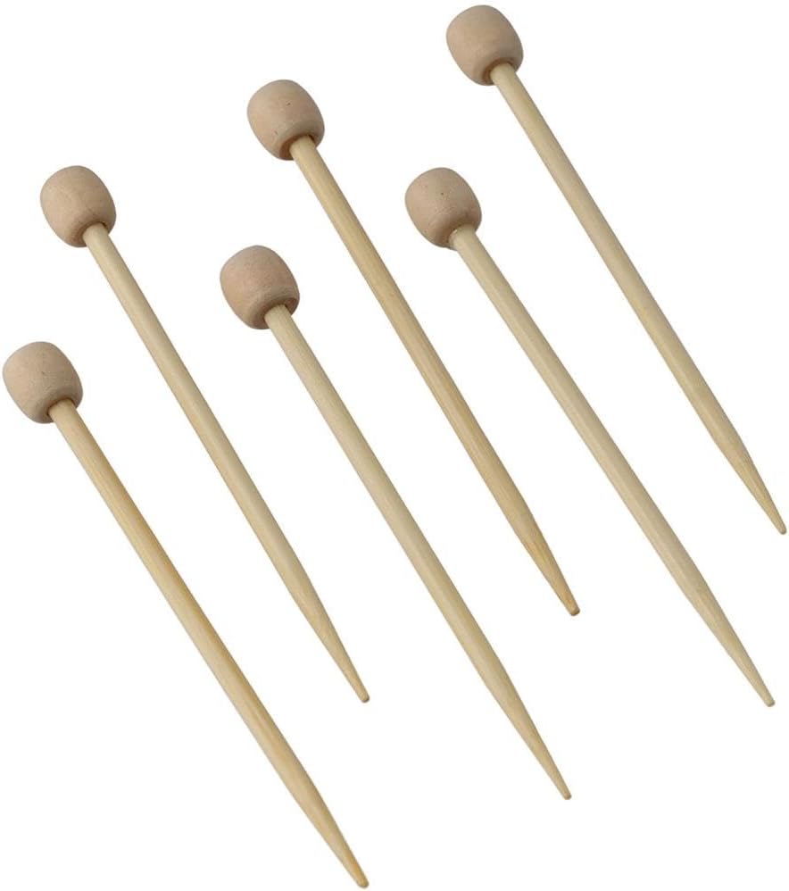 diyhub 40 Pcs Marking Pins Single Pointed Knitting Needles,2.75 Inch Mini Knitting Positioning Needle for Beginners DIY Craft Making