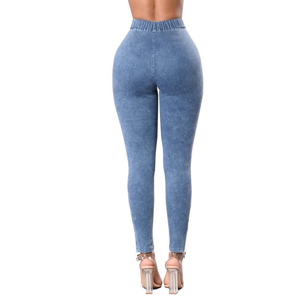 Jeans Damen Hose Jeanshose Female Women Damenjeans Hose Boyfriend-Jeans Für Damen Mit Hoher Taille Push-Up Große Damenjeans Denim High Stretch Hüftjeans
