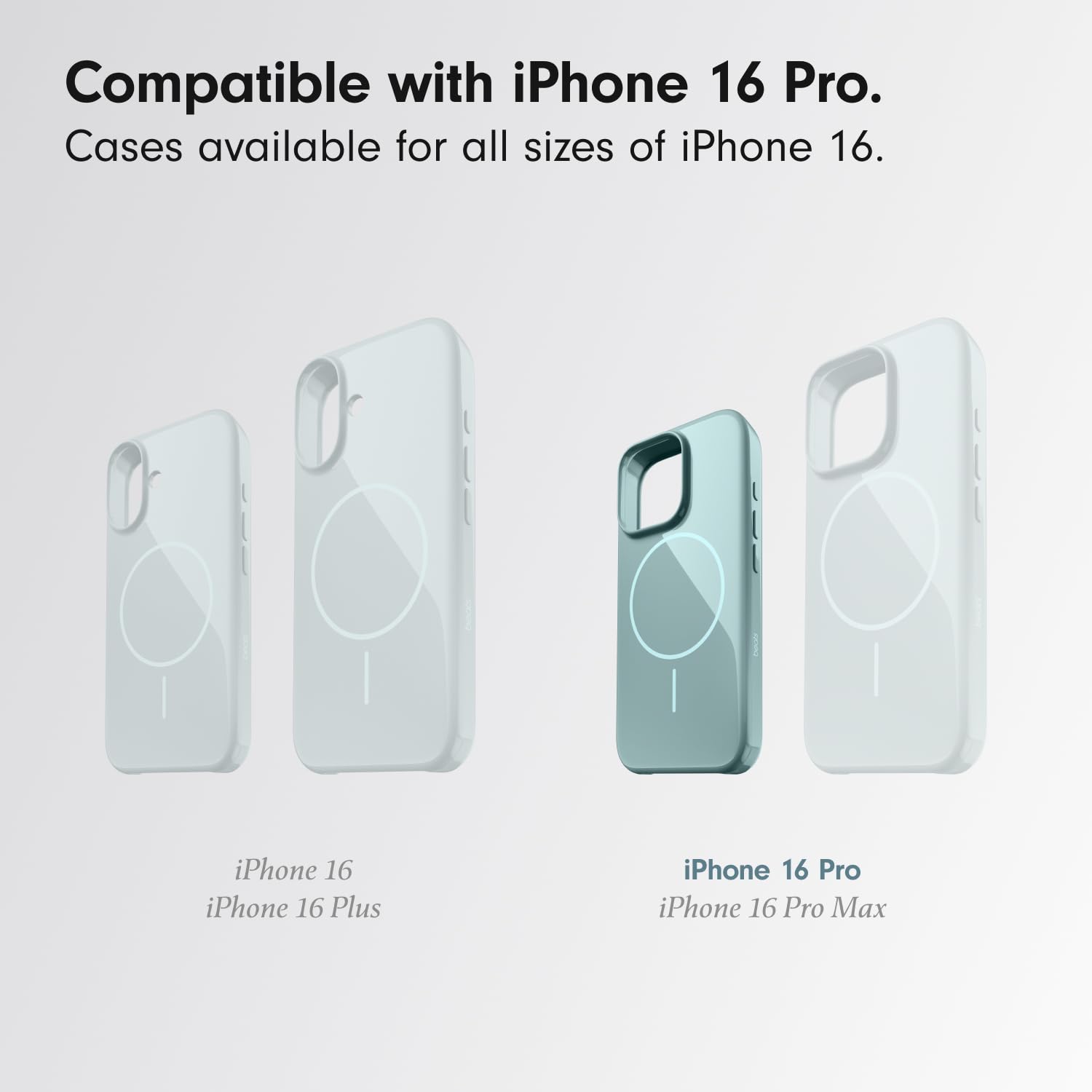 Beats iPhone 16 Pro Case - MagSafe, Scratch-Resistant Protective Cover, Slim Fit, Microfibre Lining - Riptide Blue - Image 2