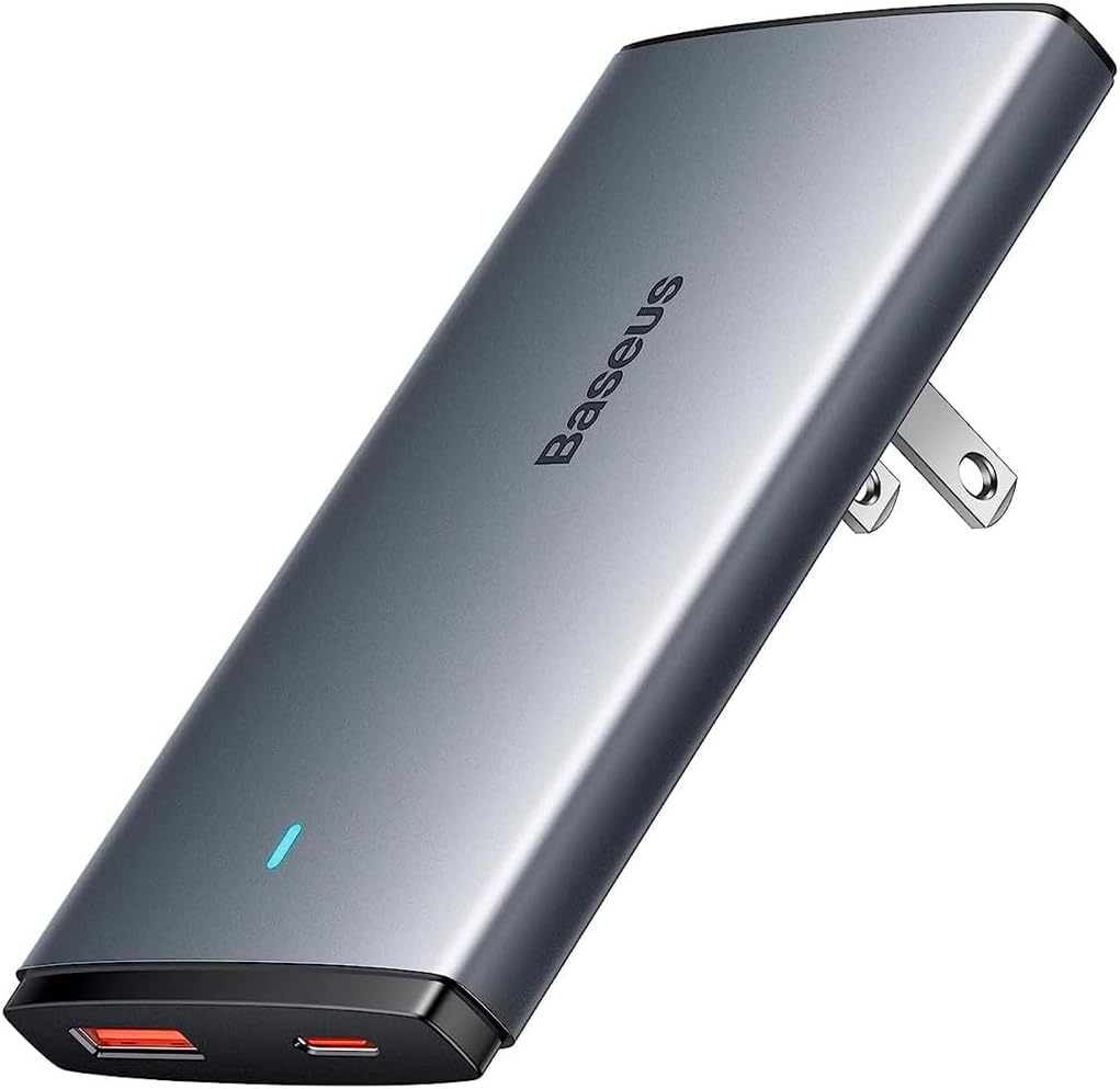 Baseus Gan5 Pro Ultra-Slim Fast Charger - Grey