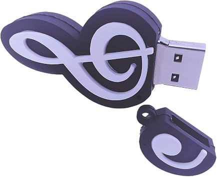 128GB Cartoon Lovely Music Note USB Falsh Drive Memory Stick