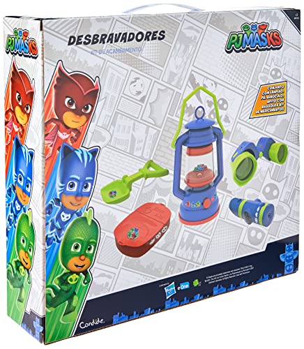 Pj Masks Camping Kit Com Lampiao E Binoculo