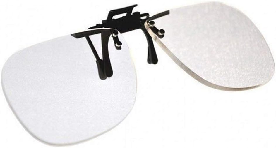 Magna-flip Clip on Flip up Magnifiers, +3.00 Power Converts Distance Glasses and Into Reading and Computer Glasses