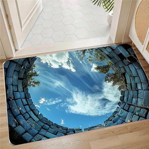 Tapis illusion 3D antidérapant et lavable pour la sécurité - 2