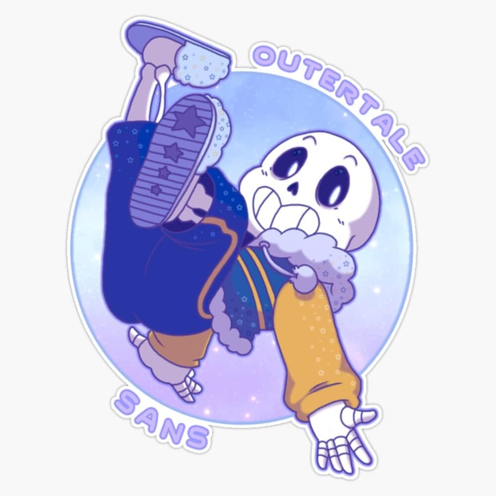 Amazon.com - Outertale!Sans Sticker Bumper Sticker Vinyl Decal 5