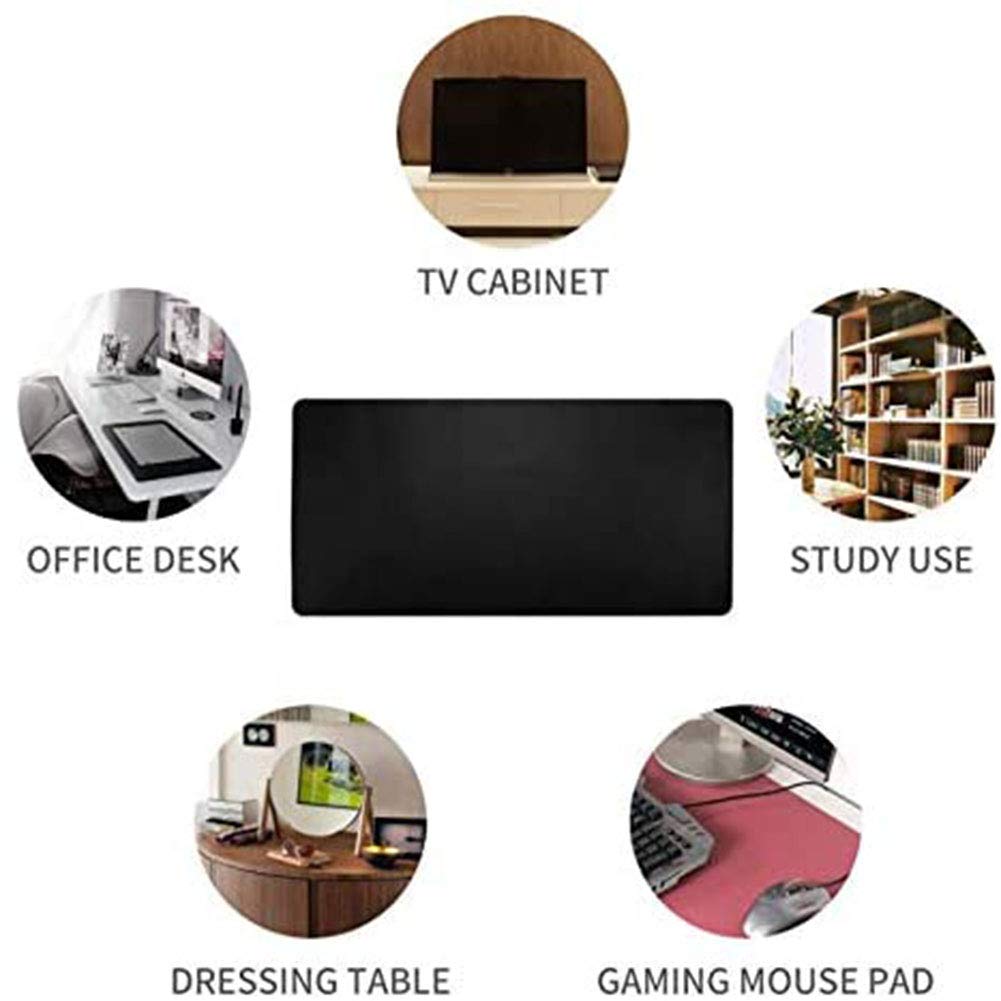 Esteso PU Cuoio Tappetino Mouse,Grande Multifunzionale Sottomano Da Ufficio Protettore Antiscivolo Ergonomico Tappetino Da Scrittoio Impermeabile Tappetino Mouse-Marrone chiaro 60x90cm(24x35inch)