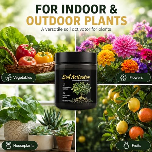 Image of Yegbong Soil Activator, Soil Pro Activator, Nauticos SoilActivator, Organic, Water-Soluble Formula for Optimal Nutrient Uptake & Root Development, Enhance Growth for Vegetables & All Plants (2pc)