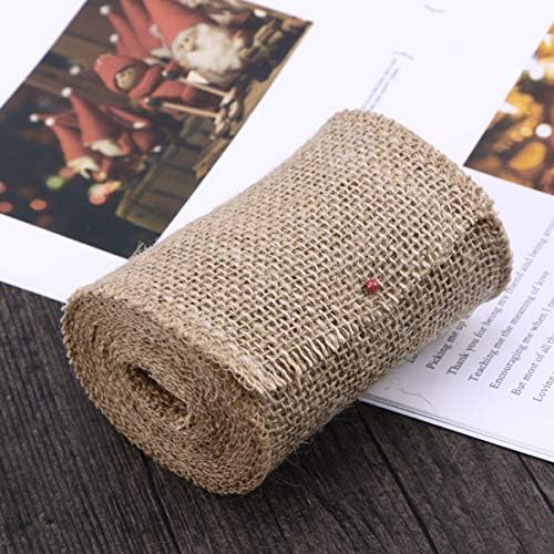 WINOMO 3M Ribbon Hessian Jute Craft for DIY Crafts