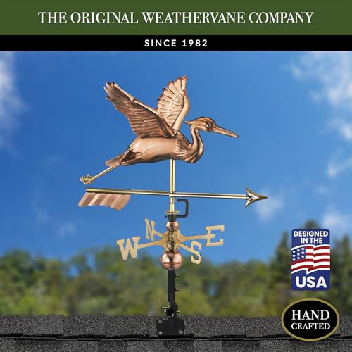 Good Directions Heron Weathervane with Roof Mount - Thumbnail 2