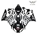 NT Carena Kit Misura per Honda 2006 2007 CBR1000RR CBR 1000 RR Nero Opaco Argento Repsol Stampaggio Ad Iniezione Plastica ABS Moto Carrozzeria Set 06 07 HWC01