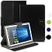 Produktbild Tablet Tasche kompatibel für Trekstor Surftab Y10 Hülle Case Cover Schutzhülle Etui Tablethülle, Farbe:Schwarz