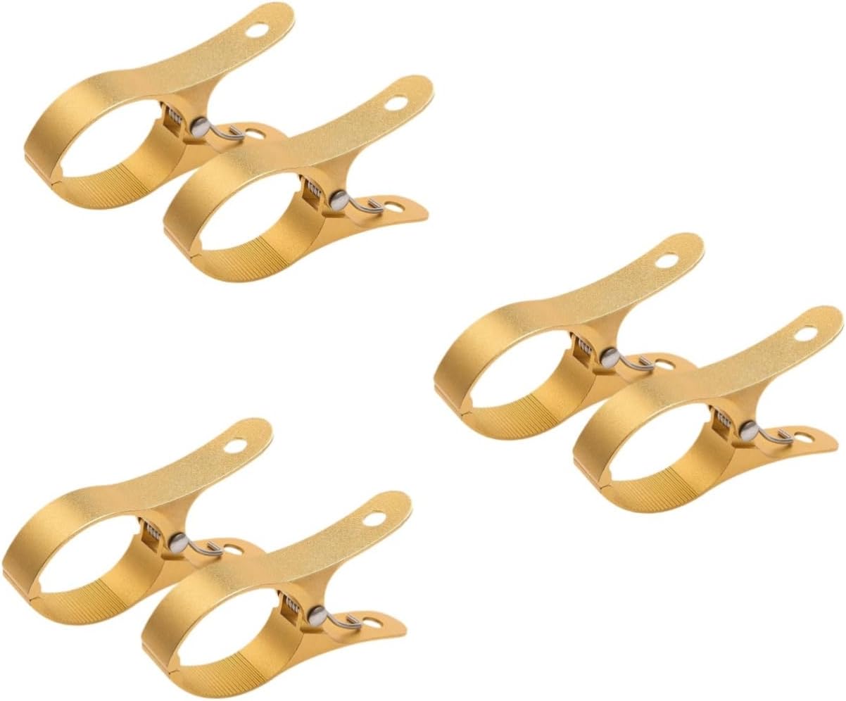 PRETYZOOM 6pcs Windproof Clothespins Heavy Duty Non- Laundry Clips for Clothes Quilts and Beach Towels Opening Design for Secure Gripping for Balcony Use