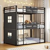ADORNEVE Triple Bunk Bed