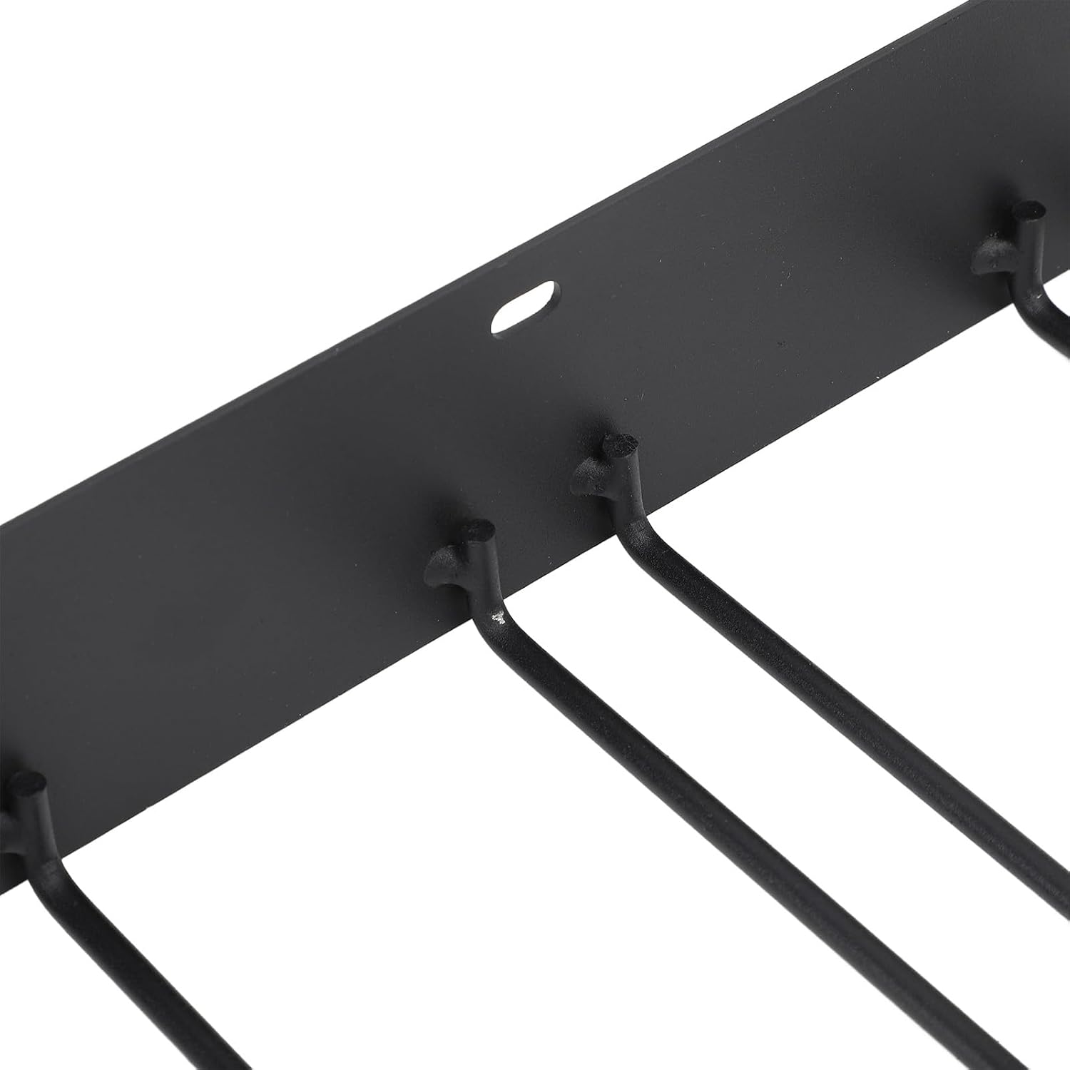CCYLEZ Wall Mounted Boot Rack, Boots Storage Rack Carbon Steel, Multifunctional Organizer Shoes Large Load Bearing Wall Mounted Boot Racks Metal Kit for Entrances Wardrobes, Black
