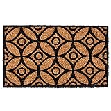 Calloway Mills 120112436 Circles and Stars Doormat, 24' x 36', Natural/Black