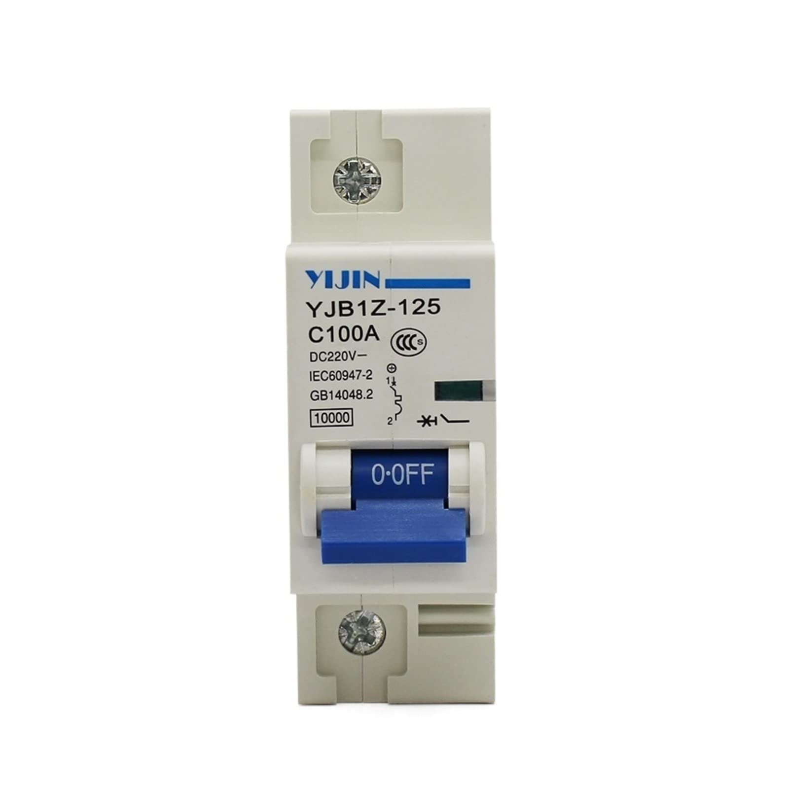 1P 100A DC220V DC Circuit Breaker MCB for PV Solar System Shipping by