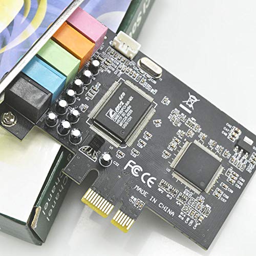 Padarsey PCIe 5.1 Internal Sound Card for PC, Windows 7, 3D Stereo Audio Card, CMI8738 Chip, PCI Express Adapter by Pardarsey - Image 3