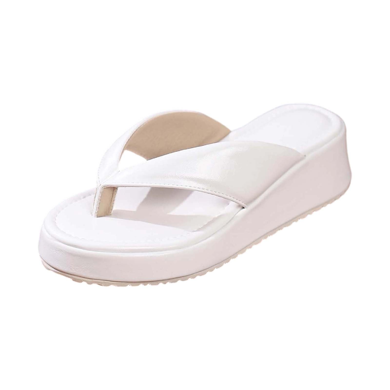 Generico Ciabatte Mare Donna Piscina Ragazza Infradito Ciabattine Estive Aperte Donne Ragazzo Da Casa Gomma Ciabatta Eleganti Sandalo Plastica Scarpe In Sandali Per Bianche 38